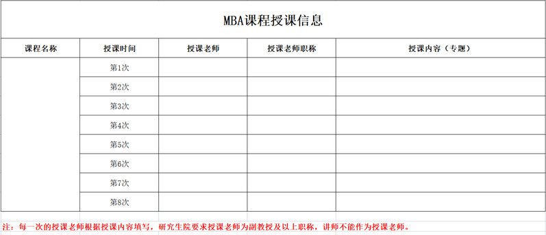 mba发布时间